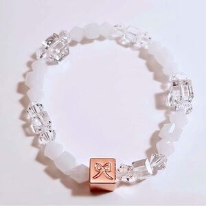 [Horoscope Series] Cancer Cristaux Blancs ♋️ Clear White Crystal Bracelet